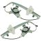 04-08 Suzuki Forenza; 05-08 Reno; 04-07 Chevy Optra Front Door Power Window Regulator w/Motor Pair