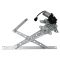 Front Rear Window Reg w Motor 4pc Set
