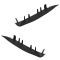 04 Ford F150 New Body; 05-08 F150; 06-08 Lincoln Mark LT Lower Windshield Molded Cowl End Seal PAIR