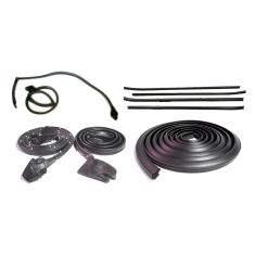 1970-81 Camaro Firebird Hardtop Full Weatherstrip Set for Cars Without Décor Package