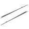 1980-90 Impala 88 Bonneville Electra 2dr Outer Window Sweep Weatherstrip Pair