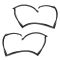 82-92 Camaro Firebird 4pc T-Top Seal Set