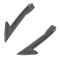 82-92 F-body Frt Window Triangle Seal Both Sides