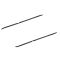 81-88 Olds Cutlass Supreme; 81-87 Regal 2dr Outer Window Sweep w/o Reveal Mldg PAIR