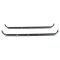 96-97 Ford F250 Crew Cab; 87-97 F350 Rear Door Window Outer Belt Weatherstrip Seal PAIR