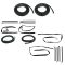 81-91 Chevy, GMC Suburban, Crew Cab Pickup Front & Rear Door Felt, Window Sweep & Weatherstrip KIT