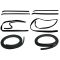 81-91 Chevy, GMC Suburban, Crew Cab Pickup Front & Rear Door Felt, Window Sweep & Weatherstrip KIT