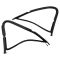 87-91 Ford Pickup Bronco Vent Window Weatherstrip Seals PAIR