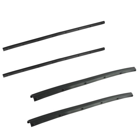 99-16 Ford F250SD-F550SD Crew Cab Front & Rear Door Mtd Lower Weatherstrip Seal Kit (Set of 4) (FD)