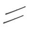 84-89 4Runner; 84-88 Pickup w/Vent Window Front Door Glass Outer Weatherstrip Seal Pair (Toyota)