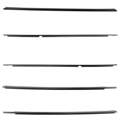 03-09 Toyota 4Runner Front & Rear Door w/Liftgate Glass Outer Belt Mld Wstp Seal Kit (Set of 5) (TY)