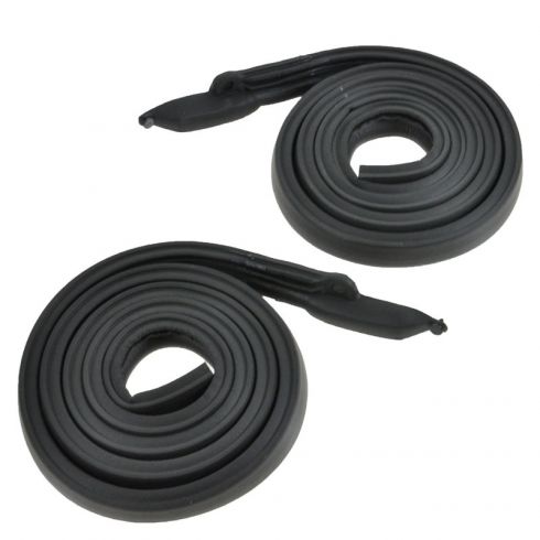 pair LeMans 1966-1967 Pontiac GTO Tempest 2 door hardtop new roof rail seals