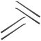 72-93 Dodge Pickup 4pc Window Sweep Set