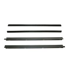 68-86 Jeep CJ and Scrambler Window Sweep 4 Piece Set for Stationary Vent
