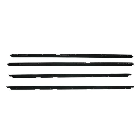 81-88 Chevy Monte Carlo Window Sweep 4 piece Set w/o Reveal Moulding