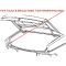 1986-95 Ford Taurus Mercury Sable Trunk Weatherstrip Seal