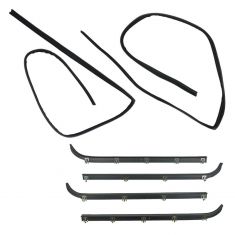 6pc Window Sweep and Run Channel Weatherstrip Kit