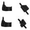 96-18 Chevy Express, GMC Savana 1500-4500 Van Front Windshield Washer Nozzle Kit (SET of 4) (Dorman)