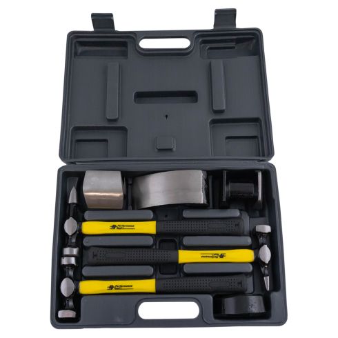 7pc Auto Body Hammer & Dolly Kit