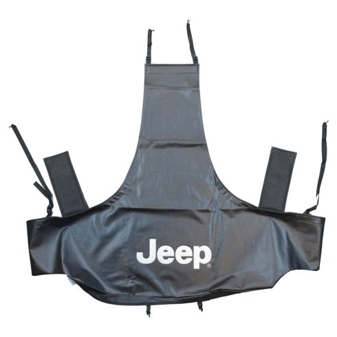 02-07 Jeep Liberty T-Style ~Jeep~ Logoed Vinyl Hood Guard Bra Cover (Mopar)