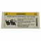 10-15 GLK RH; 10-14 C, CLS, CLA, E Cnv, E Cpe, R Class Sunvisor Mtd Air Bag Warning Decal LH=RH (MB)