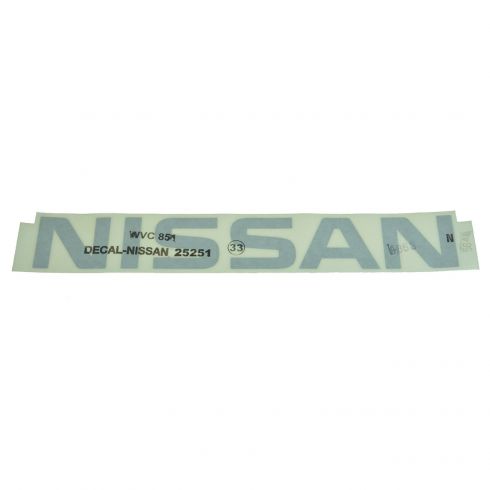 05-15 Nissan Xterra Roof Rack Air Dam Mounted White ~NISSAN~ Logoed Decal Namplate (Nissan)