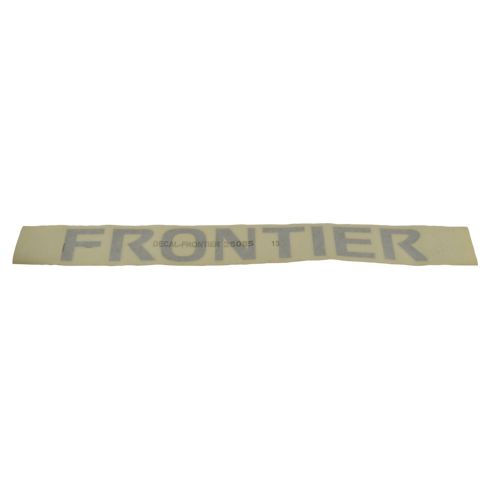 05-09 Nissan Frontier Roof Rack Side Rail Mounted Black ~FRONTIER~ Logoed Decal LH = RH (Nissan)