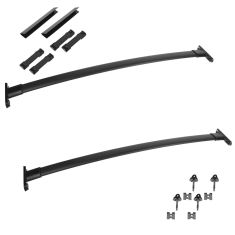 11-15 Ford Explorer Black Roof Rack Cross Bar Set Kit w/Installation Instructions (Ford)