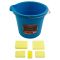 Bucket Of Sponges: Includes: (1)12 Qt Bucket, (4) Assorted Sponges; (1) Scrubber Sponge