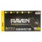 RAVEN: Powder-Free, Exam Grade, Fully Textued BLACK Nitrile NON LATEX 6 MIL Gloves (100/BOX) (L)