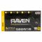 RAVEN: Powder-Free, Exam Grade, Fully Textued BLACK Nitrile NON LATEX 6 MIL Gloves 4 Box Kit (M)