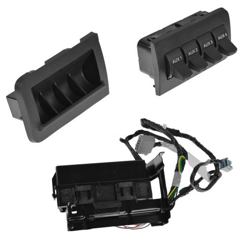 Auxiliary Dash Upfitter Switch for Ford F250 Super Duty F350 2011-2016 AL3Z13D730AA BC3Z14A303B