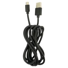 Chargeworx: Cell Phone & Tablet (USB to Micro USB) Lightning Sync & BLACK Charge Cable (6 Feet)