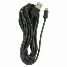 Chargeworx: Cell Phone & Tablet (USB to Micro USB) Lightning Sync & BLACK Charge Cable (10 Feet)