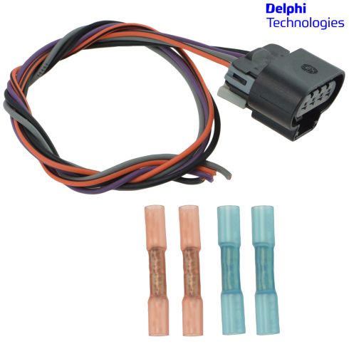 92-05 GM; 96-00 Isuzu Multifit Electric Fuel Pump Wire Harness Kit w/Oval Connector (Delphi)